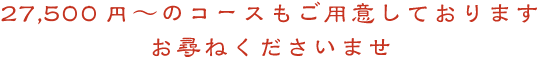 22000円コース