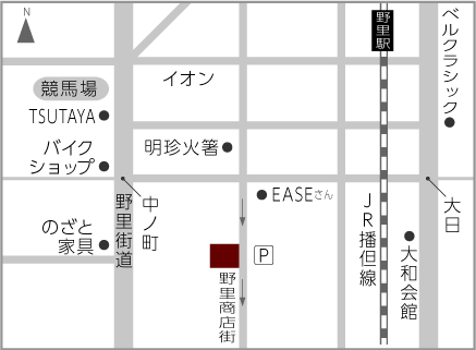 野里本店地図